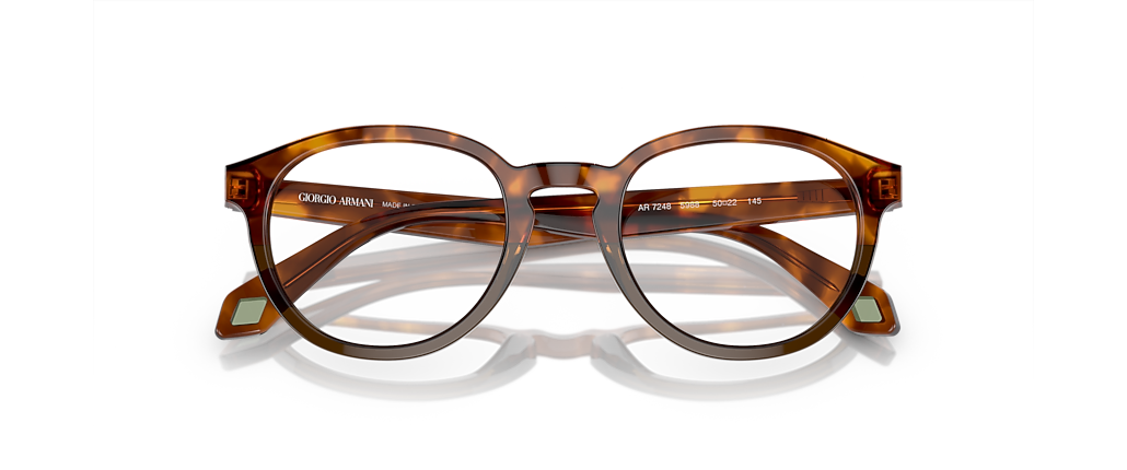 Giorgio Armani AR7248 Havana Red/Opal Olive Green Frames