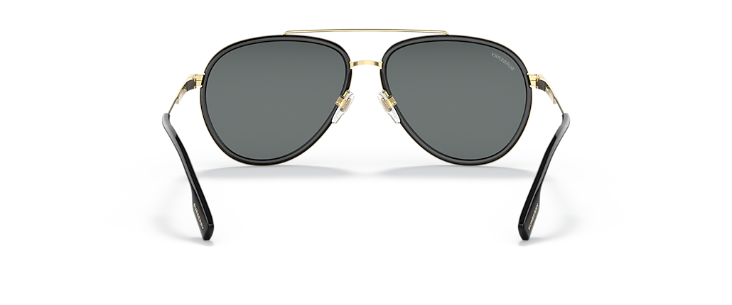 Burberry BE3125 Oliver Gold Sunglasses