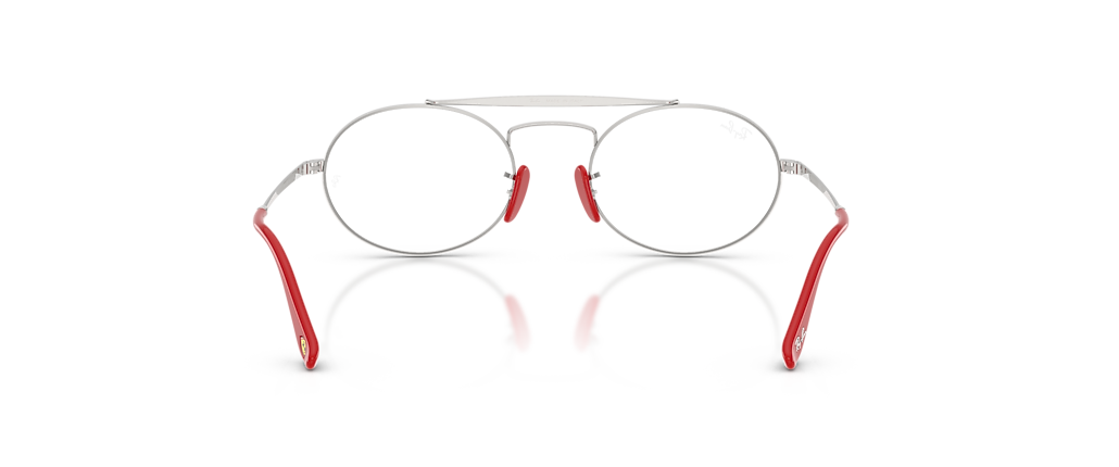 Ray-Ban RB3775VM Optics Scuderia Ferrari Collection Silver Frames