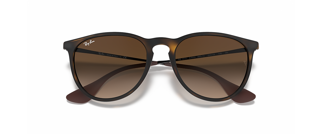 Ray-Ban RB4171 Erika Classic Rubber Havana Sunglasses