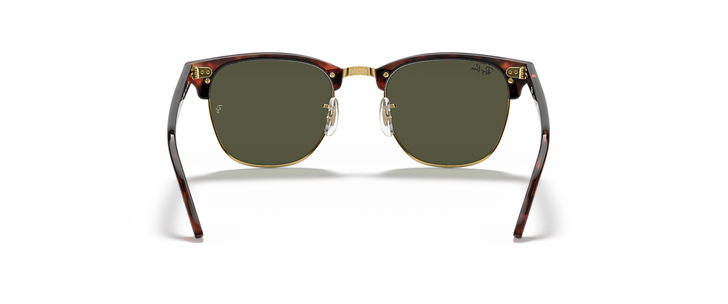 Ray-Ban RB3016 Clubmaster Classic Tortoise On Gold Sunglasses