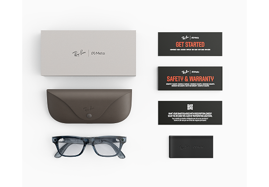 Ray-Ban Ray-Ban Meta (Gen 2) Blayzer Optics Transparent Ocean Blue Ray-Ban Meta Smart Glasses