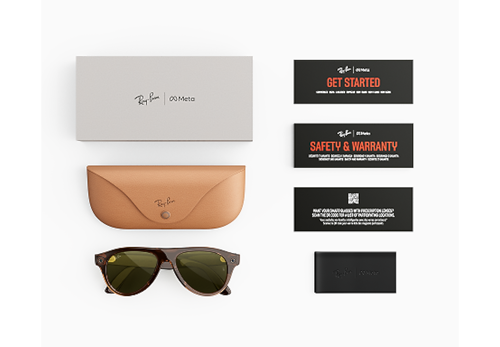 Ray-Ban Ray-Ban Meta (Gen 3) Aviator Transparent Umber Ray-Ban Meta Smart Glasses